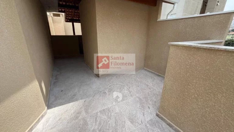 Imagem Cobertura para Venda em Santo André, Vila Pires, 2 dormitórios, 1 suíte, 3 banheiros, 2 vagas