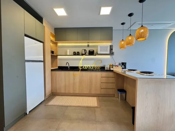 Imagem Apartamento de 1dormitório de frente com box Mobiliado e decorado