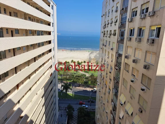 Imagem Apartamento de 173m² com 3 dormitórios de Frente para o Mar no Gonzaga por R$1.280.000