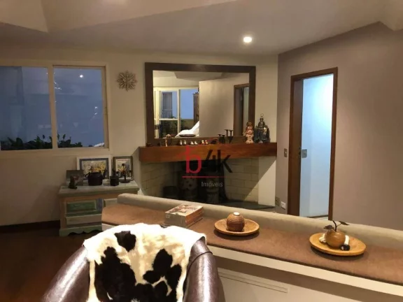 Imagem Apartamento à venda com 3 dormitórios, lareira e 1 vaga no Brooklin