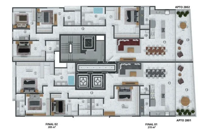 Imagem Apartamento 4 Dormitórios para venda em Itapema - SC