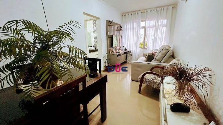 Imagem Apartamento com 2 dormitórios à venda, 66 m² por R$ 550.000 - Embaré - Santos/SP