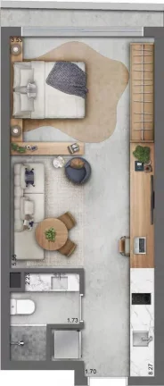Imagem Trend Downtown Nano - Apartamento à venda no bairro Azenha - Porto Alegre/RS