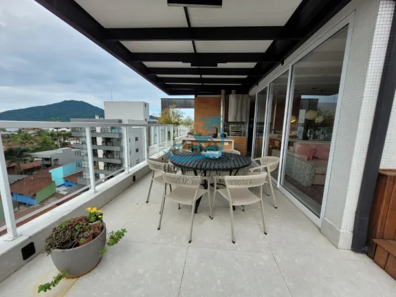 Imagem Apartamento cobertura penthouse com 4 suítes, vagas para 4 carros, 251 m² a venda no Itaguá em Ubatuba.