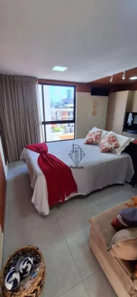 Imagem Flat Porteira fechada a 130m da praia do Bessa - FL0831