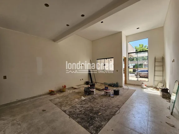 Imagem Casa geminada em construção, 3 quartos (1 suíte), 98m² de área útil, 150m² de terreno, sala, cozinha, 2 banheiros, área gourmet com churrasqueira e 2 vagas.