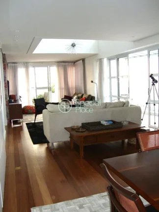 Imagem Cobertura duplex para locação na Vila Mariana com vista espetacular - Área: 320m² - Living para ...