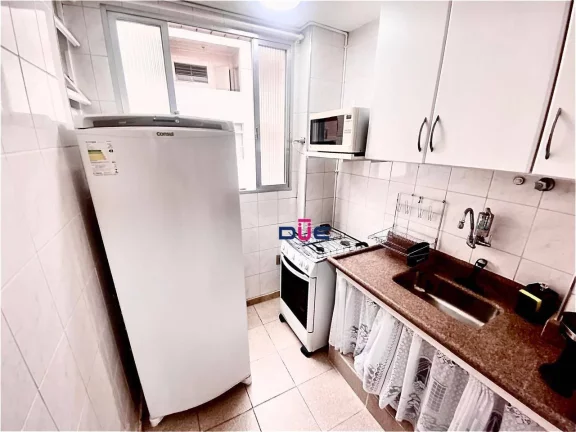 Imagem Apartamento Sala living 1 Quarto, 1 Vaga - José Menino - Santos/SP