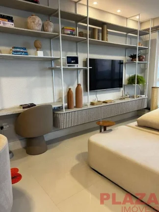 Imagem Apartamento Mobiliado com Vista Mar – 3 Suítes | 2 Vagas | Centro de Itapema