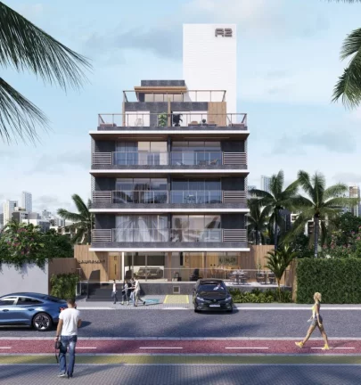 Apartamento Garden à venda em João Pessoa, Cabo Branco, com 1 quarto, 51,12m2