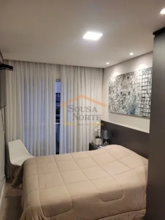 Imagem Apartamento 1 dormitório, com móveis planejados, sala integrada com a cozinha planejada, sacada, r...