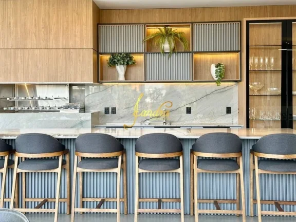 Imagem Sobrado contemporâneo no condomínio Sense mobiliado e decorado