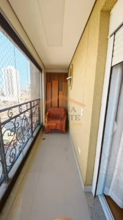 Imagem Apto 145m², 3 suítes, sala ampla, lavabo, sacada com churrasqueira, cozinha americana, área de se...