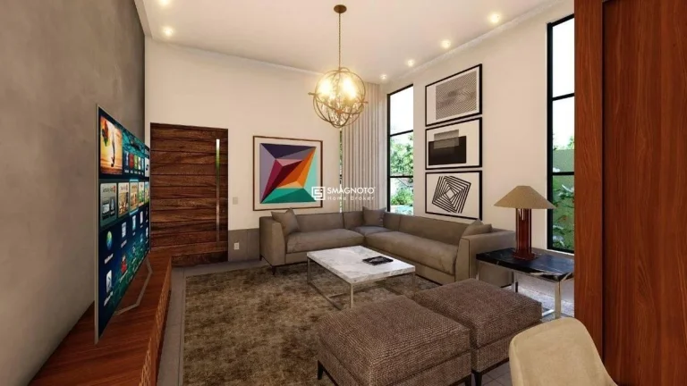 Imagem Casa com 3 dormitórios à venda, 172 m² por R$ 1.590.000,00 - Residencial Villa D'Aquila - Piracicaba/SP