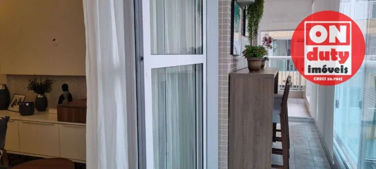 Imagem Apartamento com 2 dormitórios à venda, 79 m² por R$ 1.358.600,00 - José Menino - Santos/SP