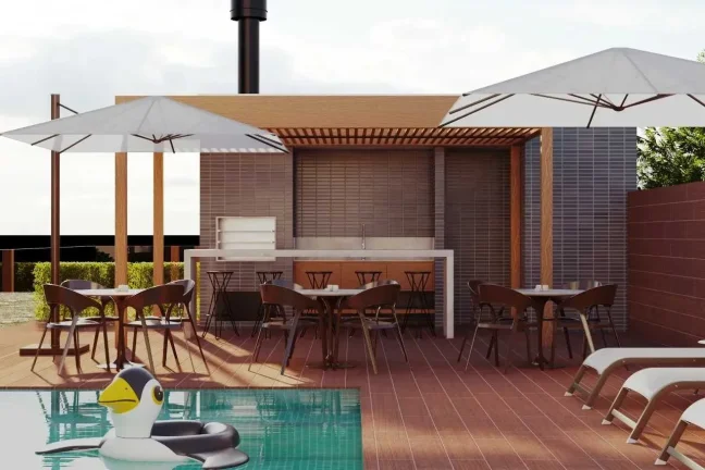 Imagem Apartamento com 2 dormitórios sendo 2 suítes e 1 vaga de garagem em Balneário Camboriú/SC
