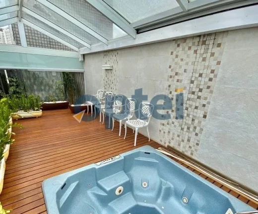 Imagem Cobertura Duplex Mobiliada 4 suítes 3 vagas com Ofurô no Centro de São Bernardo do Campo