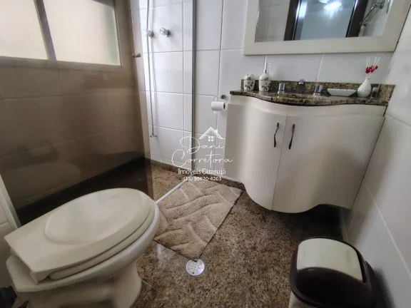 Imagem Lindo apartamento com 3 Suítes na orla das Pitangueiras com lazer, Guarujá-SP - 142m², 2 Salas, 4 Banheiros e 1 Vaga de Garagem!