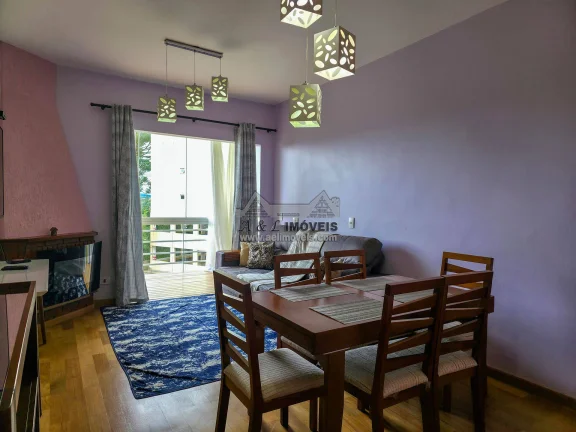 Apartamento 2 Dorms com Lareira e Vista para o Vale — Campos do Jordão