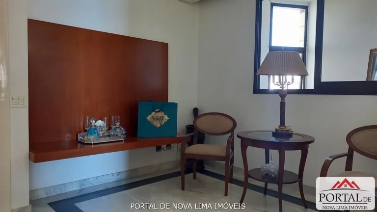 Imagem Apartamento a venda no Belvedere, um apartamento de 4 quartos a venda, 240 m² e 5 vagas livres, acabamento impecável