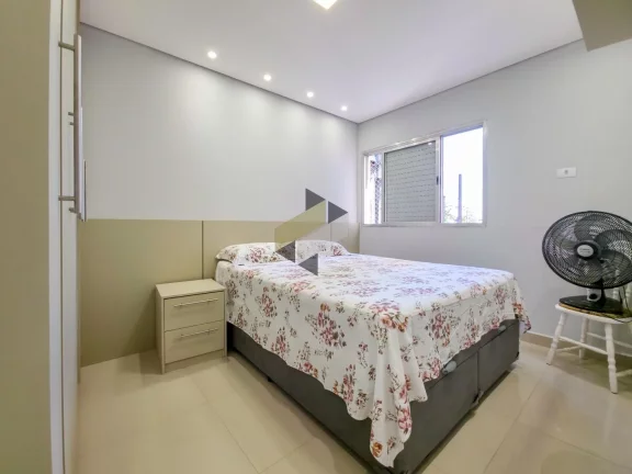 Imagem Apartamento para Venda em Santos, Embaré, 2 dormitórios, 1 banheiro, 1 vaga
