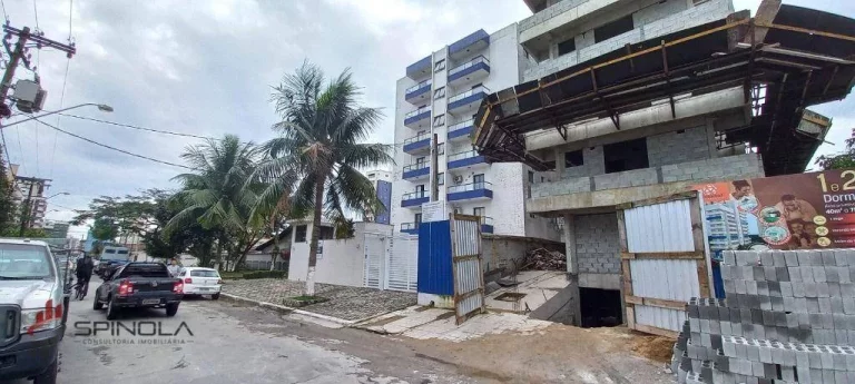 Imagem Apartamento com 2 dormitórios à venda, 69 m² por R$ 469.372,00 - Vila Guilhermina - Praia Grande/SP