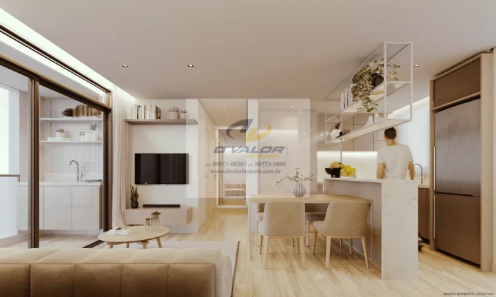 Imagem Vendo Apartamentos de 59,53 à 78,53m², com 2 ou 3 quartos, varando gourmet e 1 ou 2 vagas