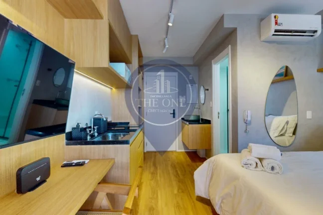 Imagem Apartamento de Luxo no Jardim das Bandeiras: 1 quarto, 1 suíte, 1 banheiro, 38m² - Venda ou Locação em São Paulo-SP!