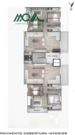 Imagem Apartamento em localização privilegiada, no centro comercial de Itapoá - PERTINHO DA PRAIA!