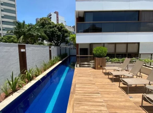 Imagem JAZZ GRAÇA - A 5ª Avenida Imóveis selecionou esse belíssimo apartamento c/ decoração contemporânea, 1 suíte, lavabo, varanda,51,00m² porteira fechada