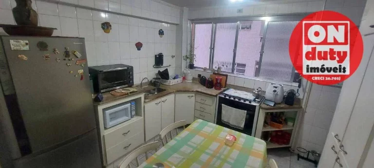 Imagem Apartamento à venda, 137 m² por R$ 780.000,00 - Gonzaga - Santos/SP