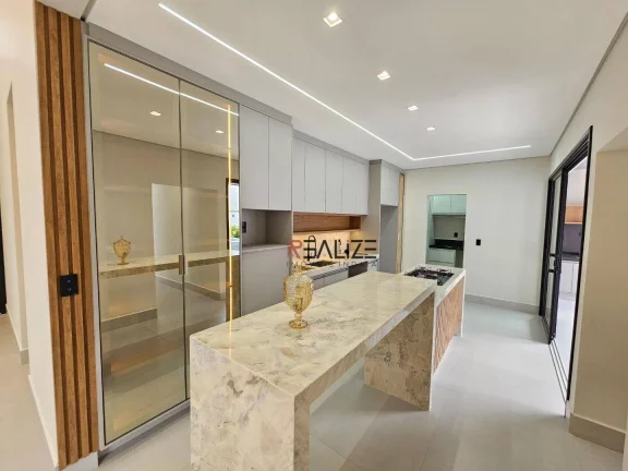 Imagem Casa térrea com escritório e banheira de hidromassagem à venda, 196 m² por R$ 1.790.000 - Condomínio London Park - Indaiatuba/São Paulo