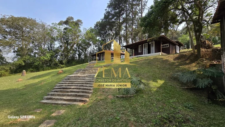 Imagem Sitio 52420 m2, 02 casas, 06 chalés, Salão festas, 02 piscinas, Asfalto