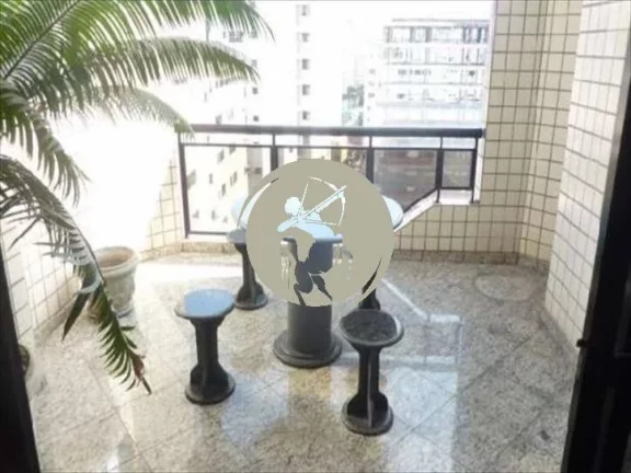 Imagem MARAVILHOSA COBERTURA DUPLEX NO BAIRRO DO BOQUEIRÃO EM SANTOS, PISCINA GRANDE COM CHURRASQUEIRA E V...