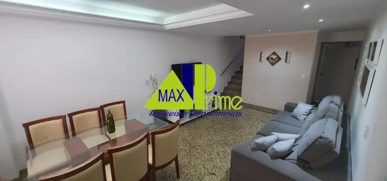 Imagem SOBRADO 187M²/CONDOMÍNIO FECHADO/03 DORMITÓRIOS/01 SUÍTE/SACADA/QUINTAL/02 VAGAS/DEPÓSITO