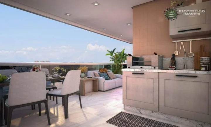 Imagem Apartamento com 2 dormitórios à venda, 91 m² por R$ 1.093.000,60 - Vila Assunção - Praia Grande/SP