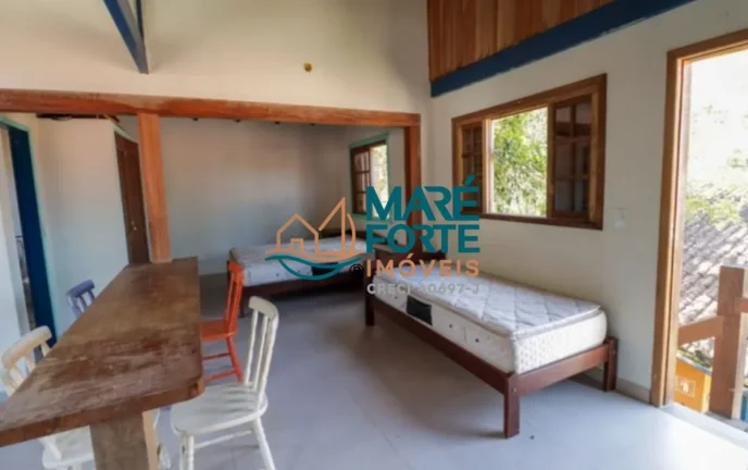 Imagem ( Oportunidade ) Área Pé na Areia com uma Casa estilo pousada em Ubatuba SP