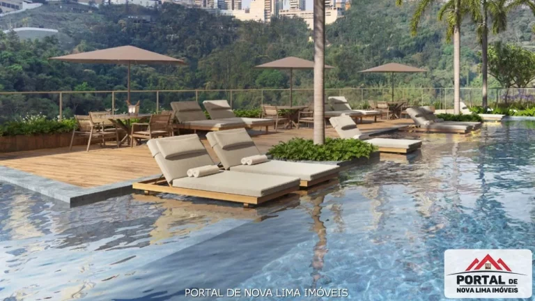 Imagem Apartamentos de 3 quartos a venda no Vale do Sereno, 128 m² 1 Suíte com Closet e 2 semi-suítes, sala com varanda e lavabo, ampla cozinha