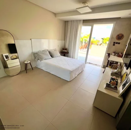 Imagem Vila de Abrantes: Casa de Luxo à Venda em Condomínio Fechado - 4 Quartos, 4 Suítes, 2 Salas - Camaçari-BA - 298m²