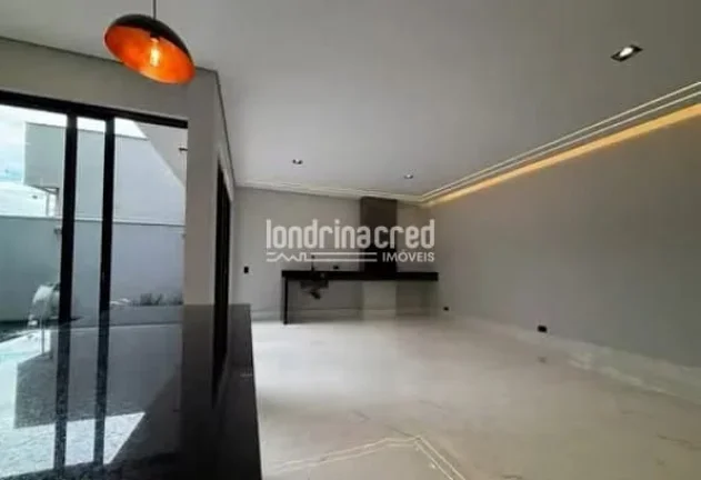 Imagem Sobrado contemporâneo à venda no Condomínio Moradas do Vale, com 220 m² de construção, 3 suítes amplas, piscina privativa,e excelente iluminação natural