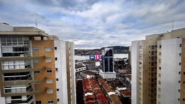 Imagem Apartamento com 3 dormitórios à venda, 111 m² por R$ 1.100.000 - Ponta da Praia - Santos/SP