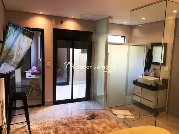 Imagem Casa à venda em condomínio em Paulinia, térrea, 3 suites, 140 m², área gourmet com churrasqueir...