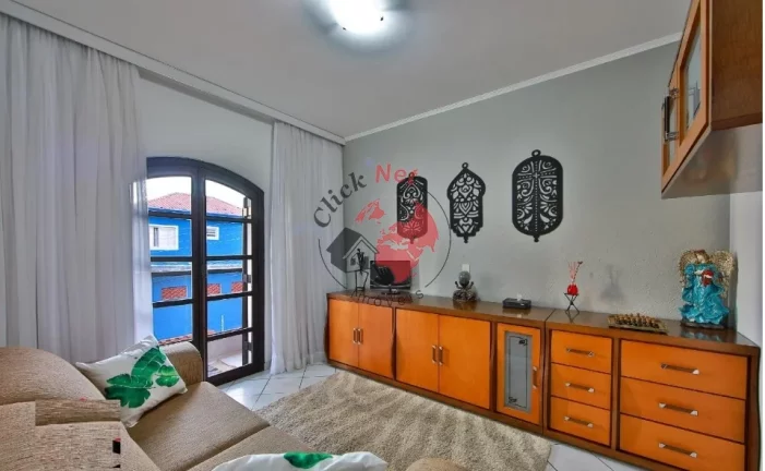 Imagem Sobrado 3 dorm, 1 suíte, Varanda ,quintal e churrasq ,3 vagas, bairro Centro, São bernardo campo