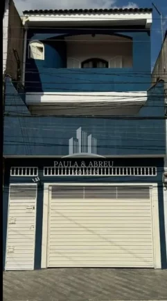 Imagem Sobrado 95m² com 180m² Construído 3 Dormitórios 1 Suíte, 2 Vagas, 3 Banheiros, 2 Sacadas no Vila Vitória, Santo André