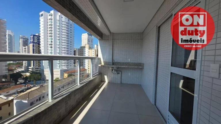 Imagem Apartamento com 1 dormitório à venda, 50 m² por R$ 695.000,00 - Boqueirão - Santos/SP