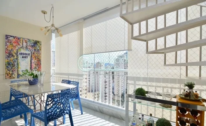 Imagem Linda cobertura duplex com 170m² de área privativa, 2 dormitórios ( 1 suíte ) e 3 vagas na garag...
