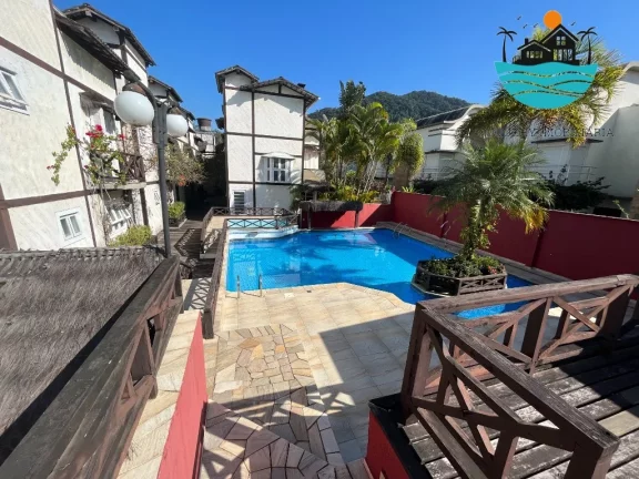 Imagem Casa Aluguel Temporada - Condomínio com 3 suítes, 250m da praia - Acomodação máx. 8 pessoas | Juquehy Imobiliaria