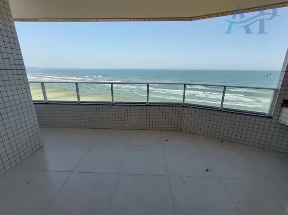 Imagem Apartamento em Praia Grande com 3 Dormitórios Frente Mar