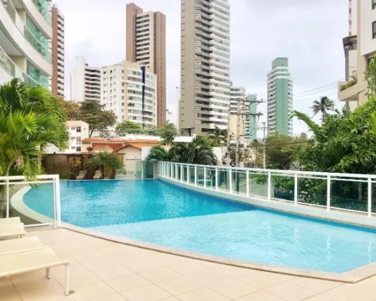 Imagem A 5ª Avenida Imóveis selecionou essa linda unidade de 1/4 sala, varanda gourmet, andar alto, vista mar, 49,00 m² Morro Ipiranga Top House R$650.000,00
