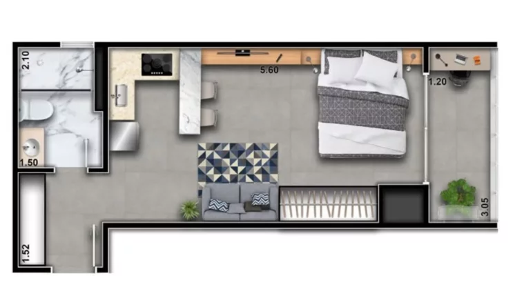 Imagem STUDIO RESIDENCIAL em São Paulo - SP, Vila Prudente